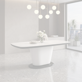 Deception Dining Table dimension diagram - 200 x 100 x 75 cm