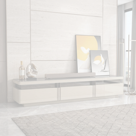Delta Entertainment Unit Grey & Black dimension diagram — 200 x 40 x 42 cm