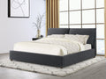 Diego Fabric Upholster Bed Frame with Thick Cushioned Head available in Queen Size - The A2Z Furniture