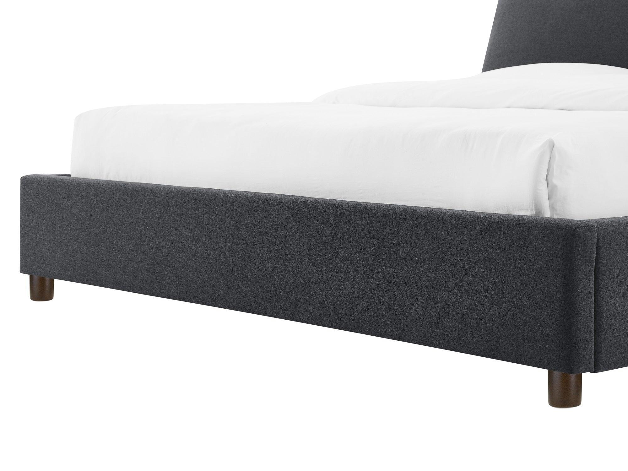 Diego Fabric Upholster Bed Frame with Thick Cushioned Head available in Queen Size - The A2Z Furniture