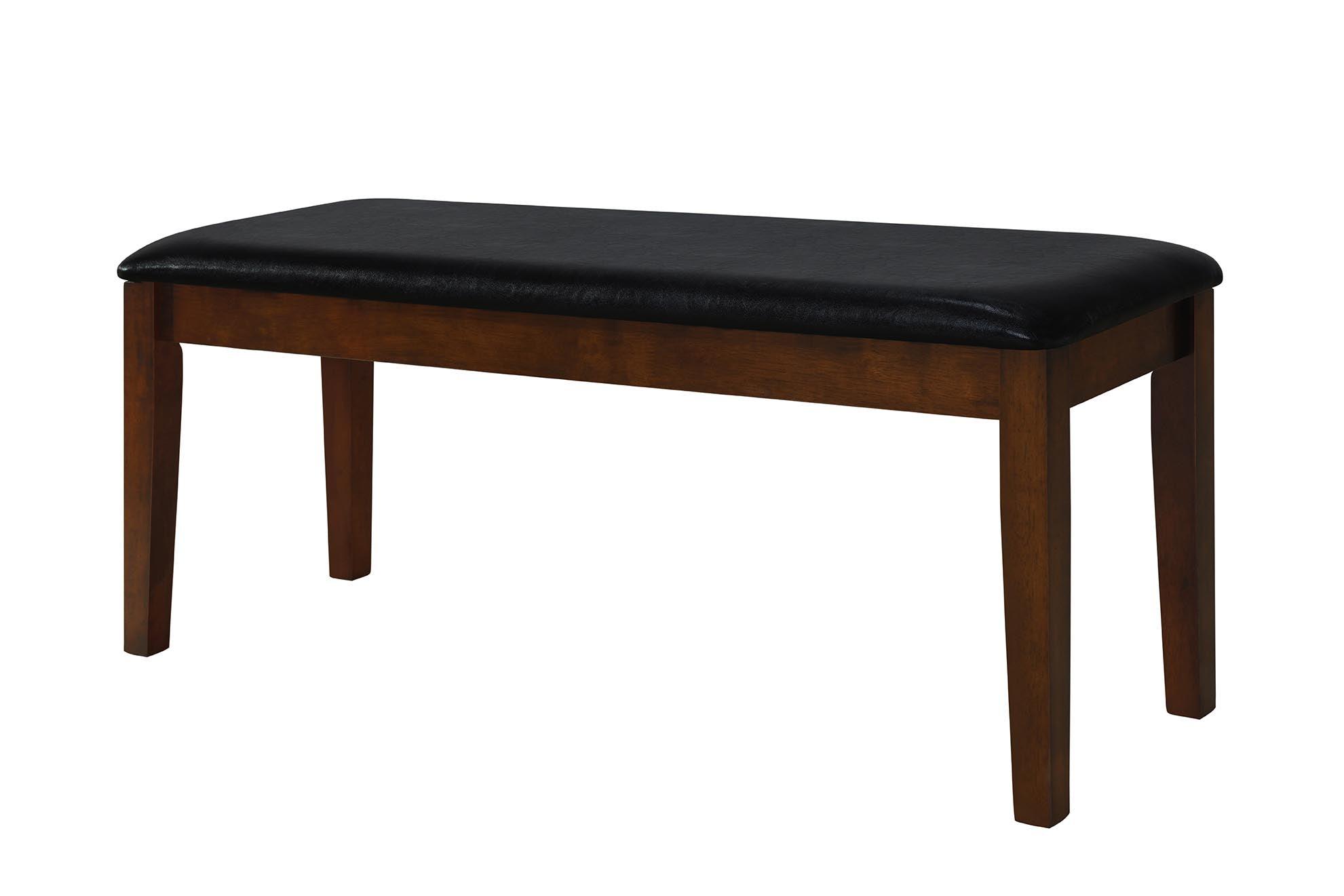 Dusk Dining Bench - Dirty Oak with Brown PU Leather - Modern Design and Comfort | The A2Z Furniture