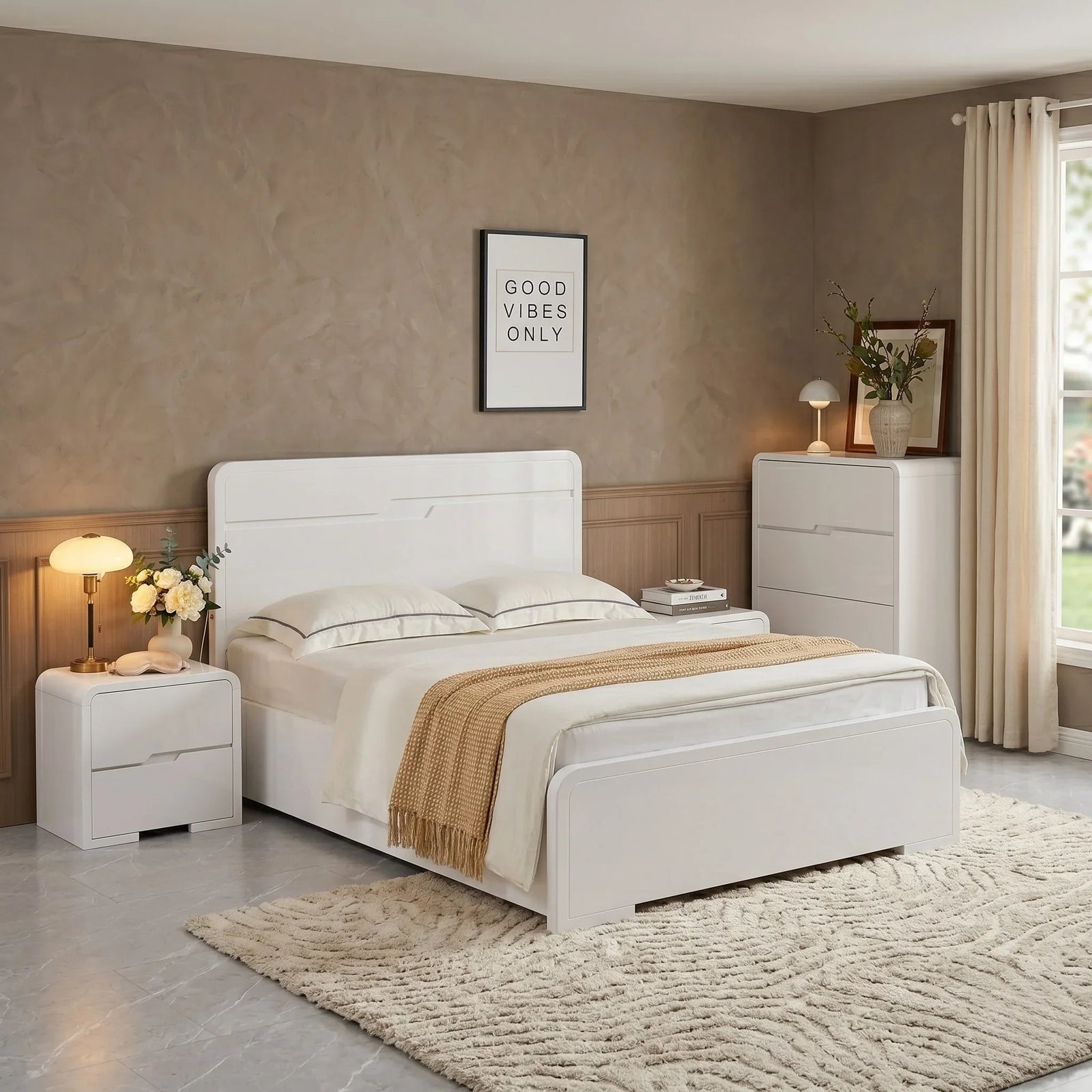 Carinda Gas Lift Bed Frame