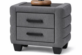 Federal Bedside Table in Grey, supplier photo