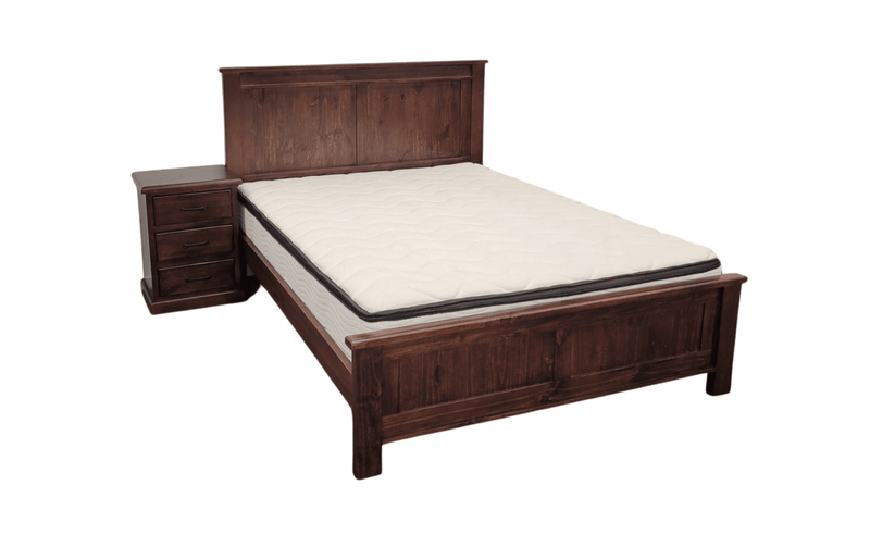 Grace Bedroom Suite - Rustic Pine Wood - The A2Z Furniture