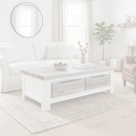 Homestead coffee table dimension diagram showing 130 cm length, 70 cm width, 40 cm height