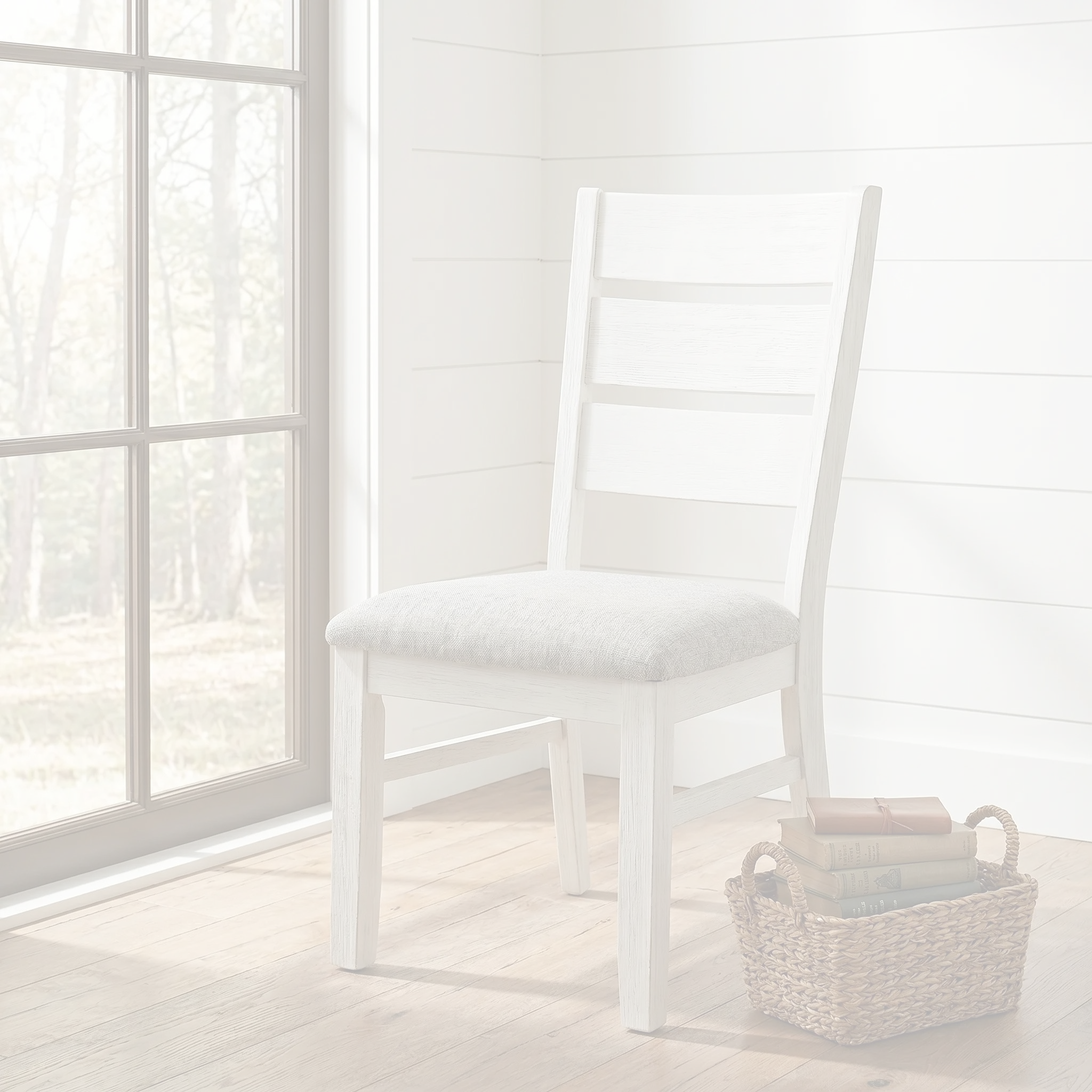 Homestead dining chair dimension diagram: 50 cm wide, 45 cm deep, 45 cm seat height, 96 cm overall height