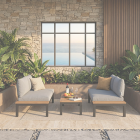 Hydra 3 Piece Outdoor Set dimension diagram base
