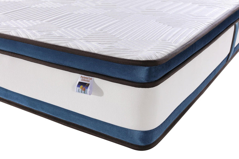 Ice Posture Rest Firm Individual Pocket Spring Mattress with ICE SILK Topper available in Double, Queen and King Size - The A2Z Furniture