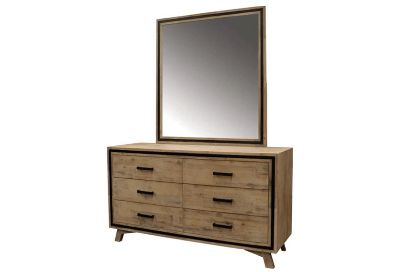 Modern Jack Dresser with Mirror - Stylish Bedroom Storage Solution