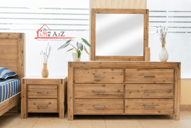 Jayden Dresser with Mirror - The A2Z Furniture
