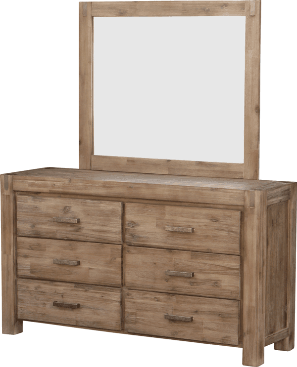 Shop Modern Jayden Timber Dresser with Mirror The A2Z Furniture