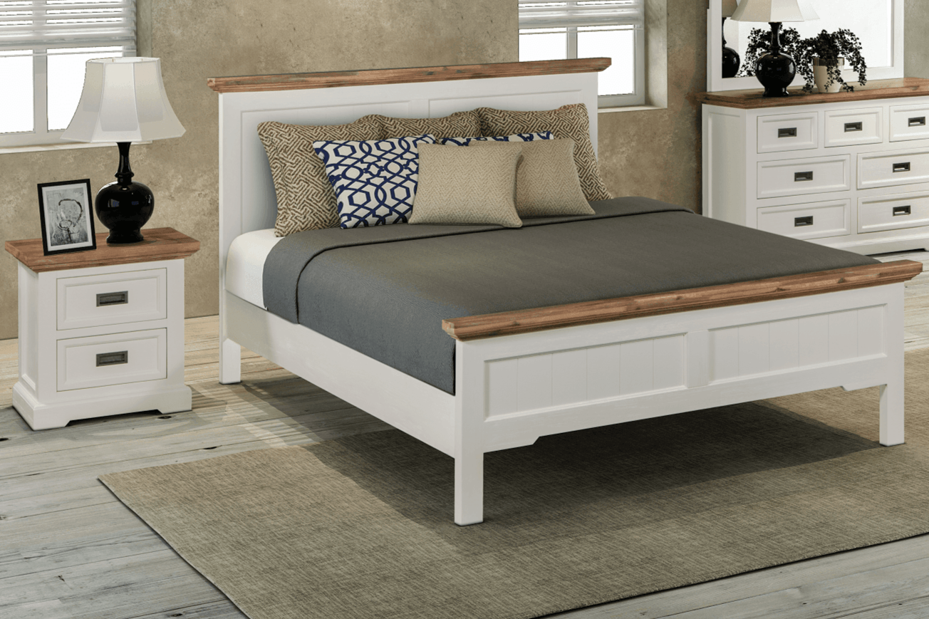 Jericho 4 Piece Tallboy Bedroom Suite