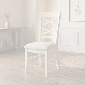 Jericho dining chair dimension diagram: 46 cm wide, 46 cm deep, 105 cm overall height