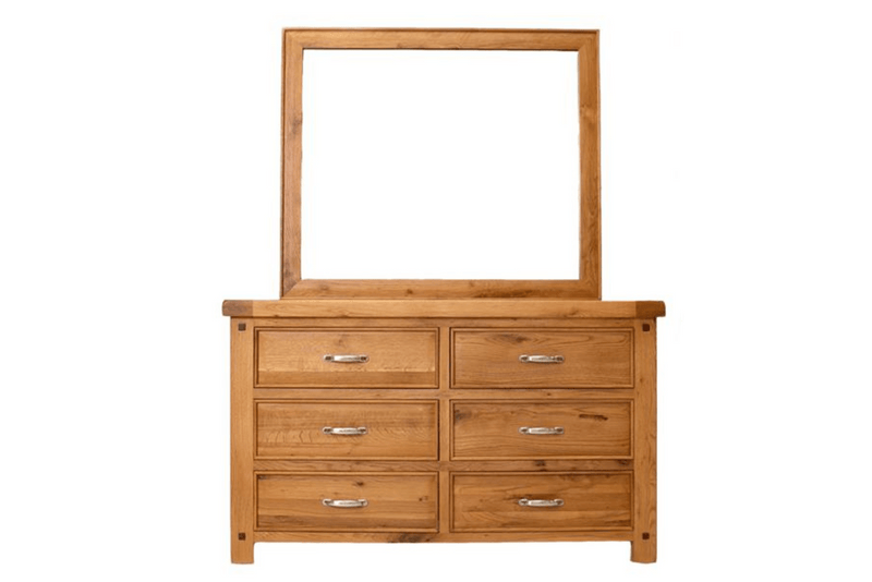 Modern Jimmy Dresser with Mirror - Stylish and Functional Bedroom Storage