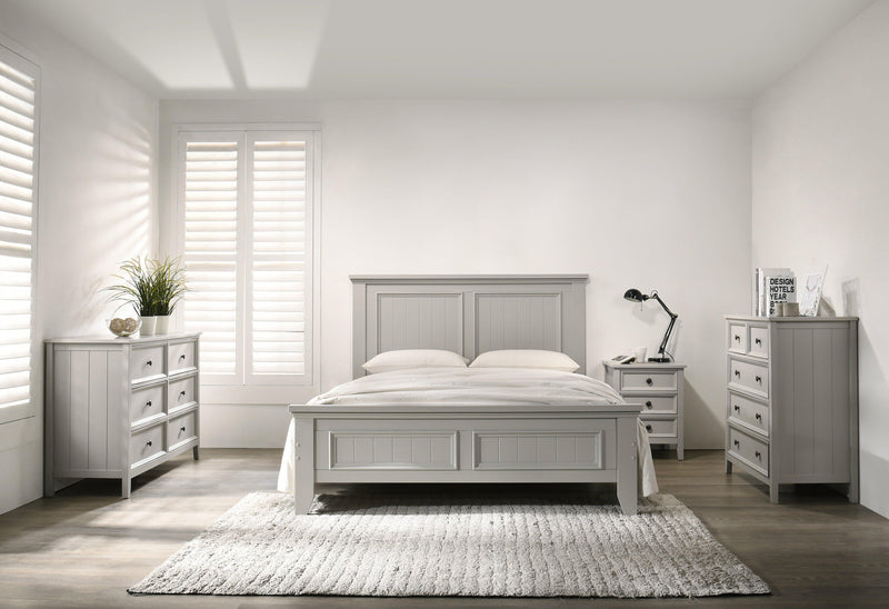 Joseph Bedroom Suite - Modern Timber Bedroom Furniture in Charcoal and Clay Colours - The A2Z Furniture