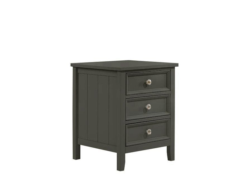 Modern Joseph Bedside Table - Charcoal - The A2Z Furniture