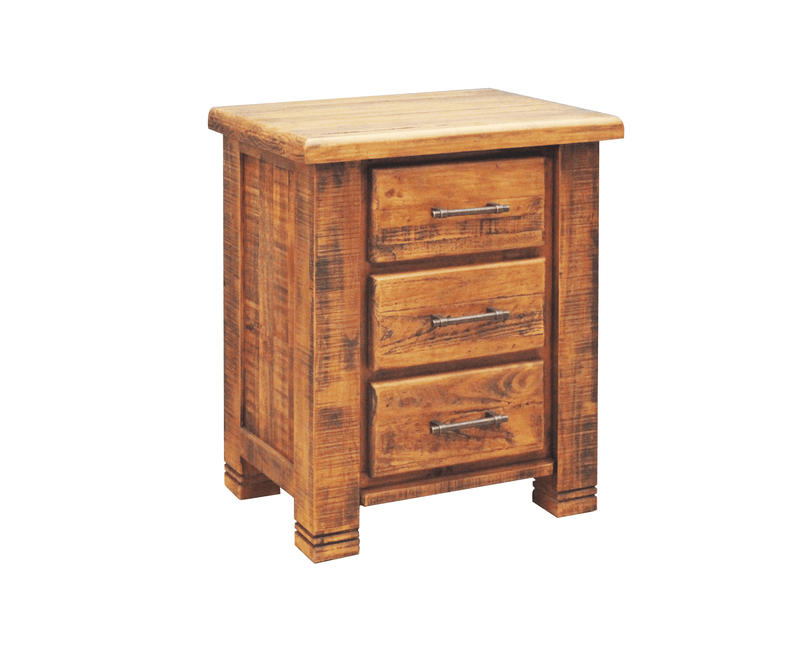 Josh Bedside Table - Antique Rustic Design - The A2Z Furniture
