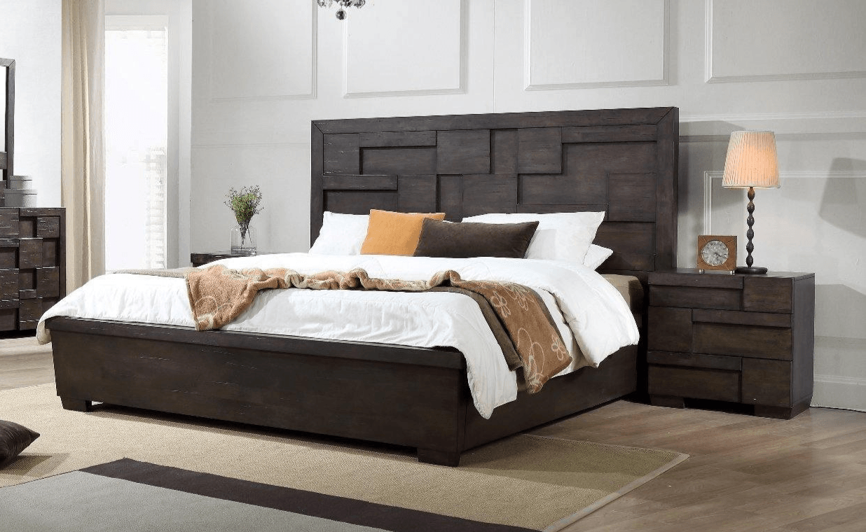 Leone 4 Piece Tallboy Bedroom Suite