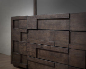 Leone Solid Wooden Bed Frame available in Queen and King Size - The A2Z Furniture