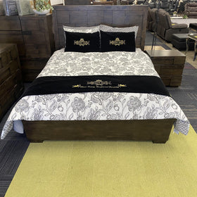 Leone Solid Wooden Bed Frame available in Queen and King Size - The A2Z Furniture