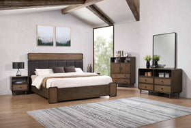 Liverpool Rattan Bed - New Rio Brown - Queen and King Sizes - Modern Comfort & Style