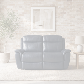 Lotte 2 Seater Leather Recliner Lounge - dimensions coming soon