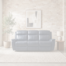 Lotte 3 Seater Leather Recliner Lounge - dimensions coming soon
