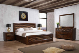 Lucy Dresser with Mirror - Rustic Style Bedroom Furniture - The A2Z Furniture