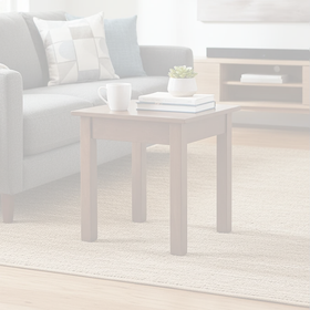 Lucy End Table dimension diagram