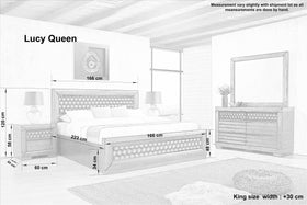 Lucy Wooden Gas Lift Bed with Storage in Rich Brown color - The A2Z Furniture