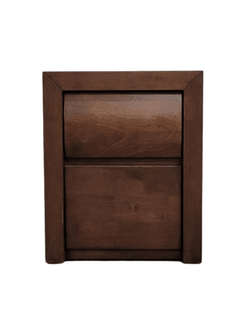 Stylish Luka Bedside Table - Walnut - The A2Z Furniture