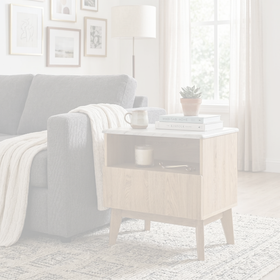 Macleod End Table dimension diagram