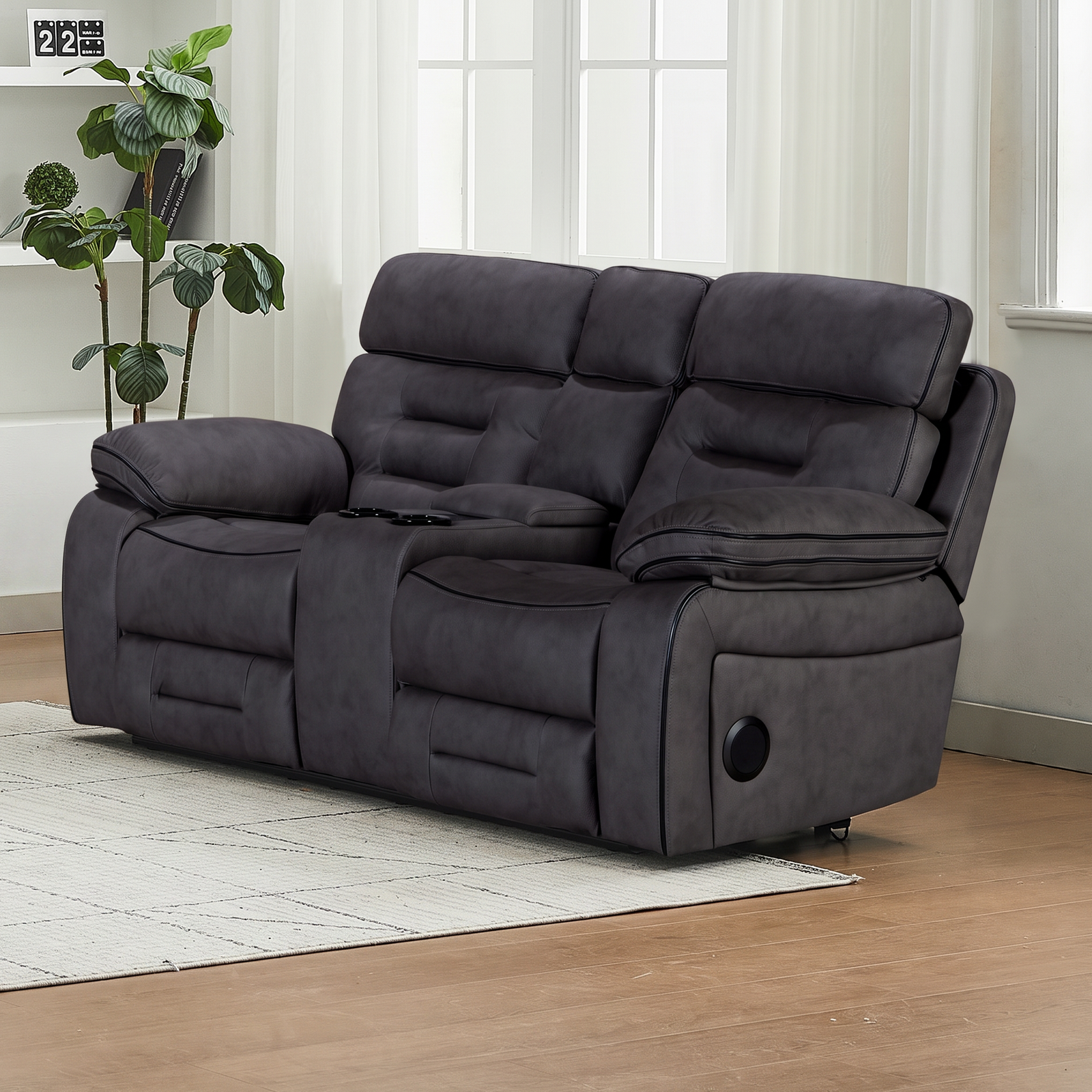 Malvern 2 Seater Dual Motor Electric Recliner Lounge