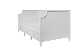 Mariana Daybed white frame angle view