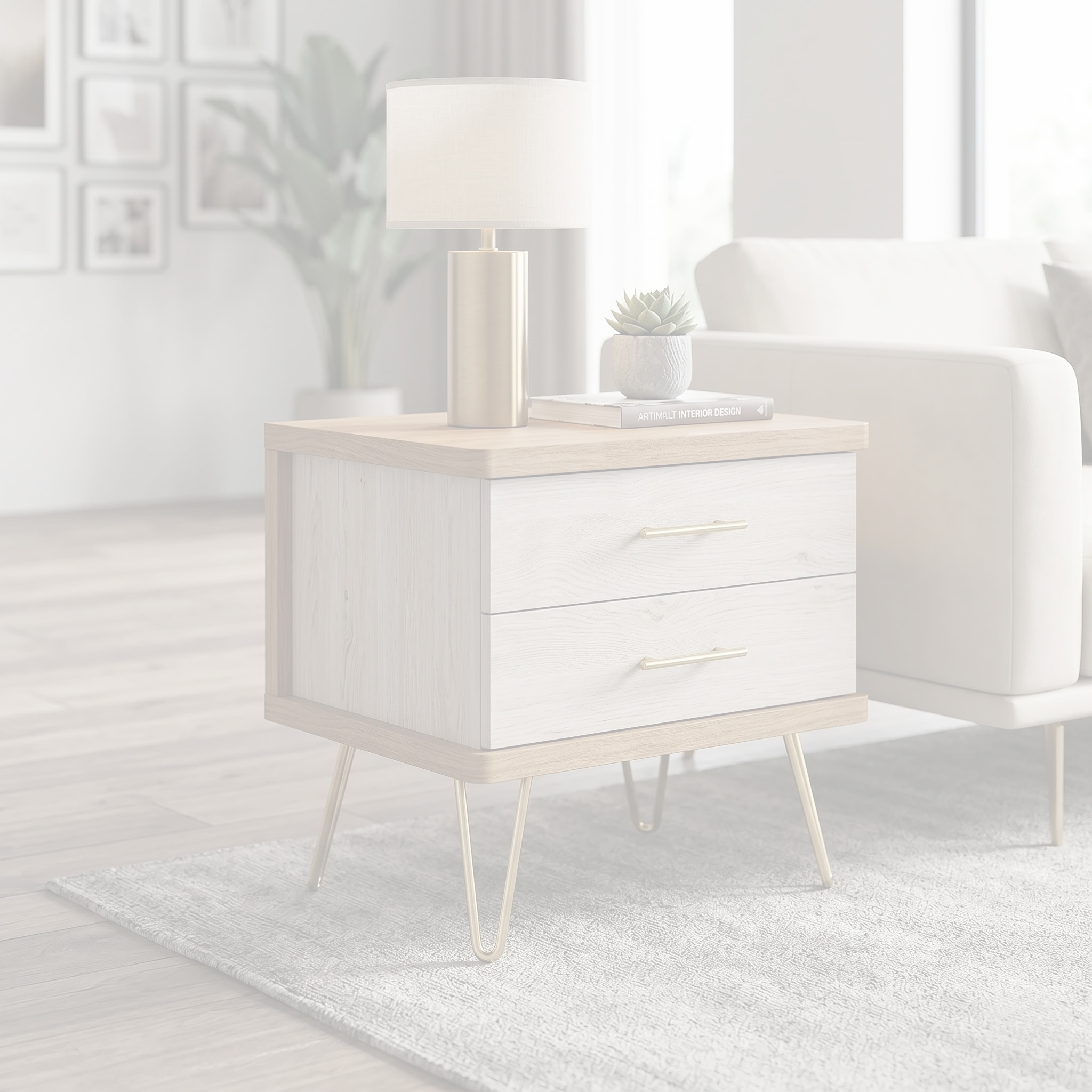 Mildura End Table dimension diagram
