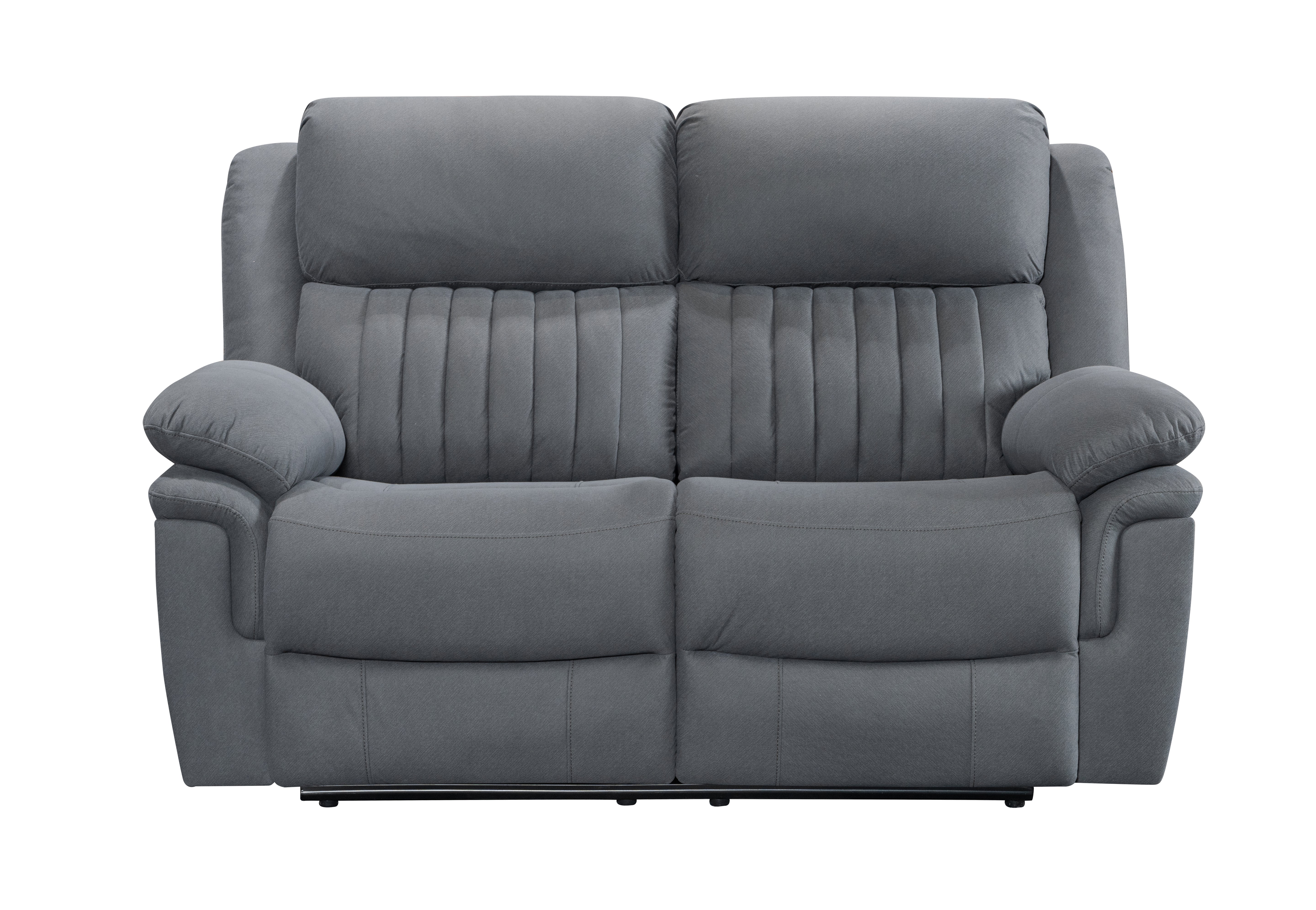 Gray sofa on a white background