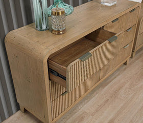 Ollie dresser with a drawer open
