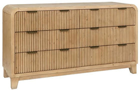 Ollie 6 drawer dresser in natural reclaimed pine