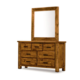 Outback Rustic Oak Dresser with Mirror – The A2Z Furniture

