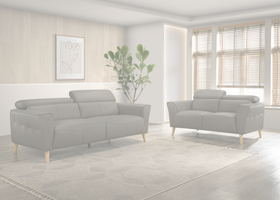 Penelope 3+2 Anthracite Leather Lounge Set dimension diagram — annotated measurements coming soon