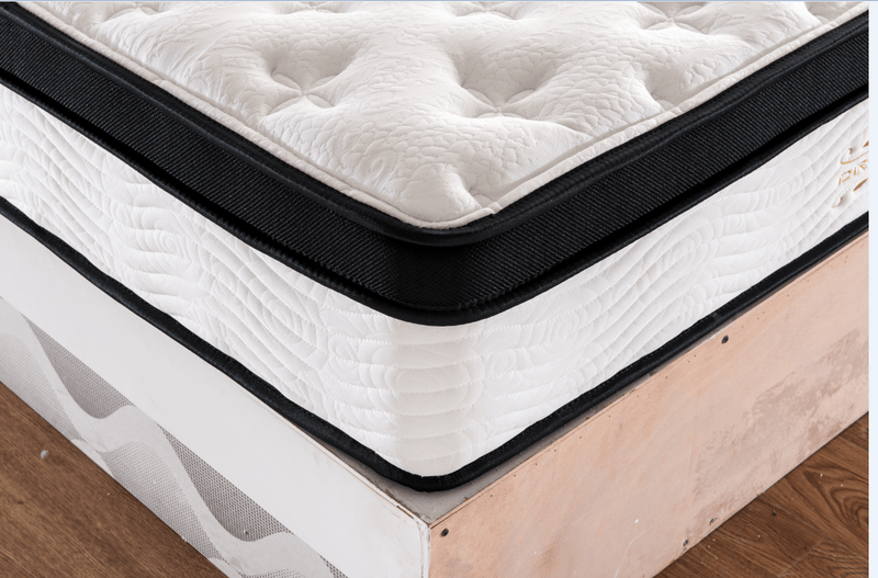 Posture Rest Firm Euro Top Pocket Spring Mattress available in Double, Queen and King Size - The A2Z Furniture