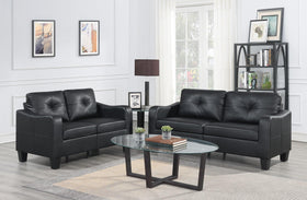 Savannah Budget Friendly PU Leather Lounge Suite - The A2Z Furniture