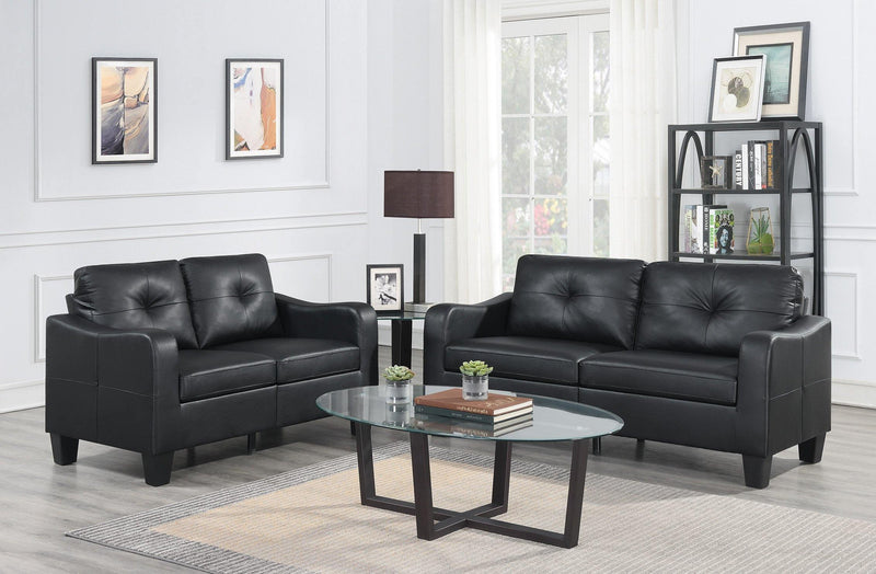 Savannah Budget Friendly PU Leather Lounge Suite - The A2Z Furniture