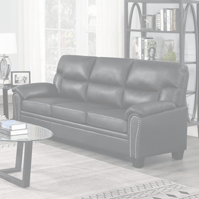 Sebastian 3 Seater and 2 Single Armchairs PU Leather Sofa Set dimension diagram - measurements coming soon
