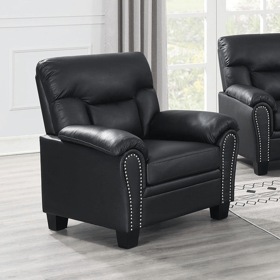 Sebastian PU Leather Arm Chair