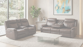 Sunshine Electric 3+2 Brown Recliner Package dimension diagram — measurements coming soon
