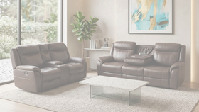 Sunshine Manual 3+2 Brown Recliner Package dimension diagram — measurements coming soon