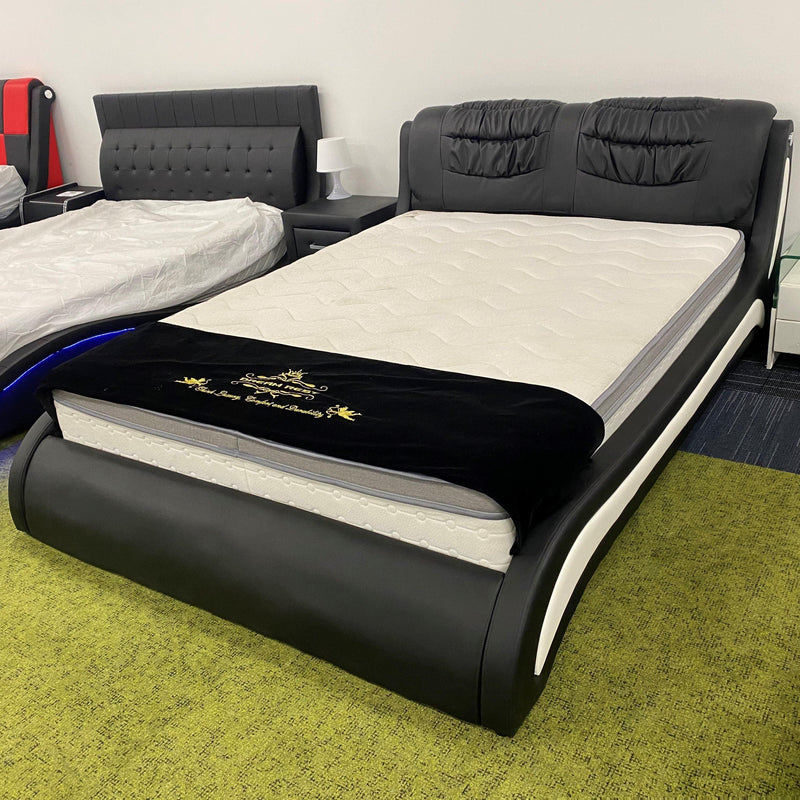 Virgin PU Leather Designer Bed Frame available in Queen and King Size - The A2Z Furniture