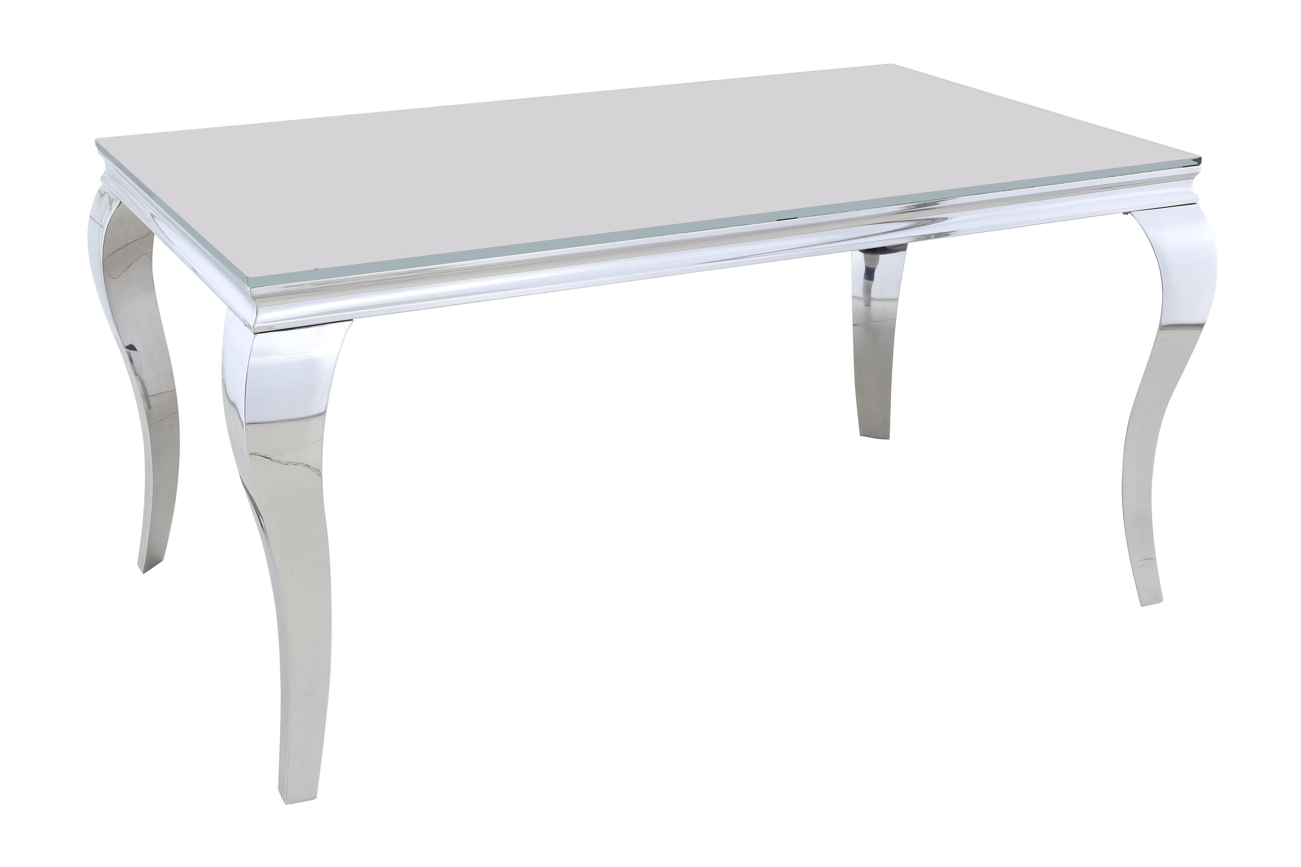 Stylish and functional Zoom White Glass Dining Table - The A2Z Furniture
