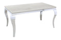 Stylish and functional Zoom Crème Marble Dining Table - The A2Z Furniture